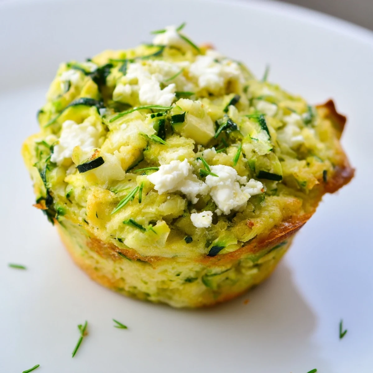 Savory Zucchini Feta Muffins