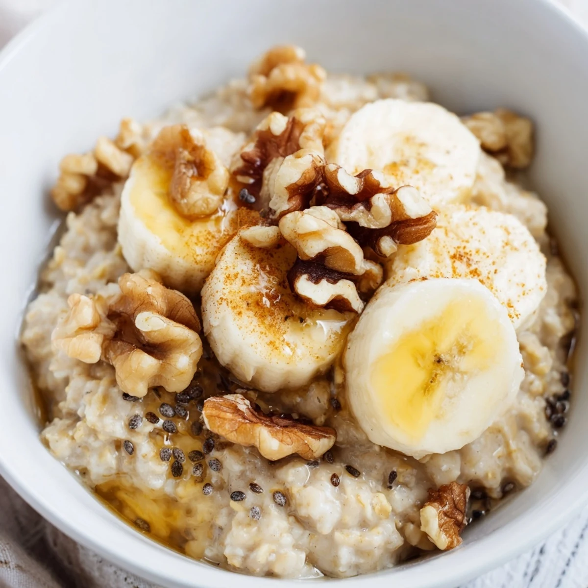 Enjoy this easy, comforting bowl of Microwave Banana Oats; a quick, healthy breakfast.