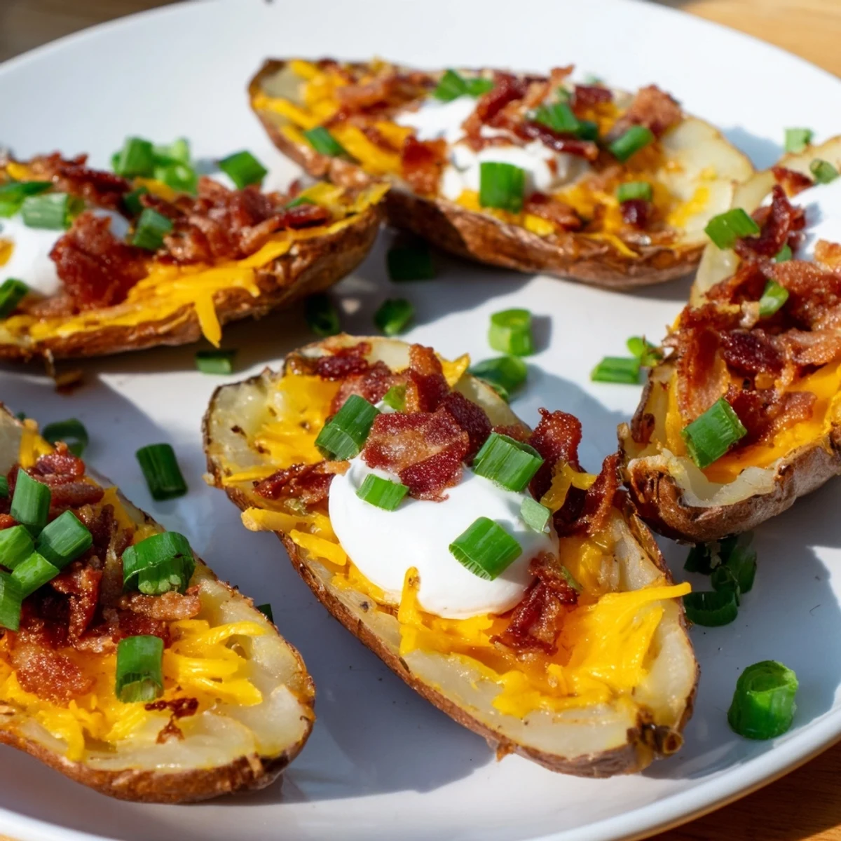 Loaded Baked Potato Skins