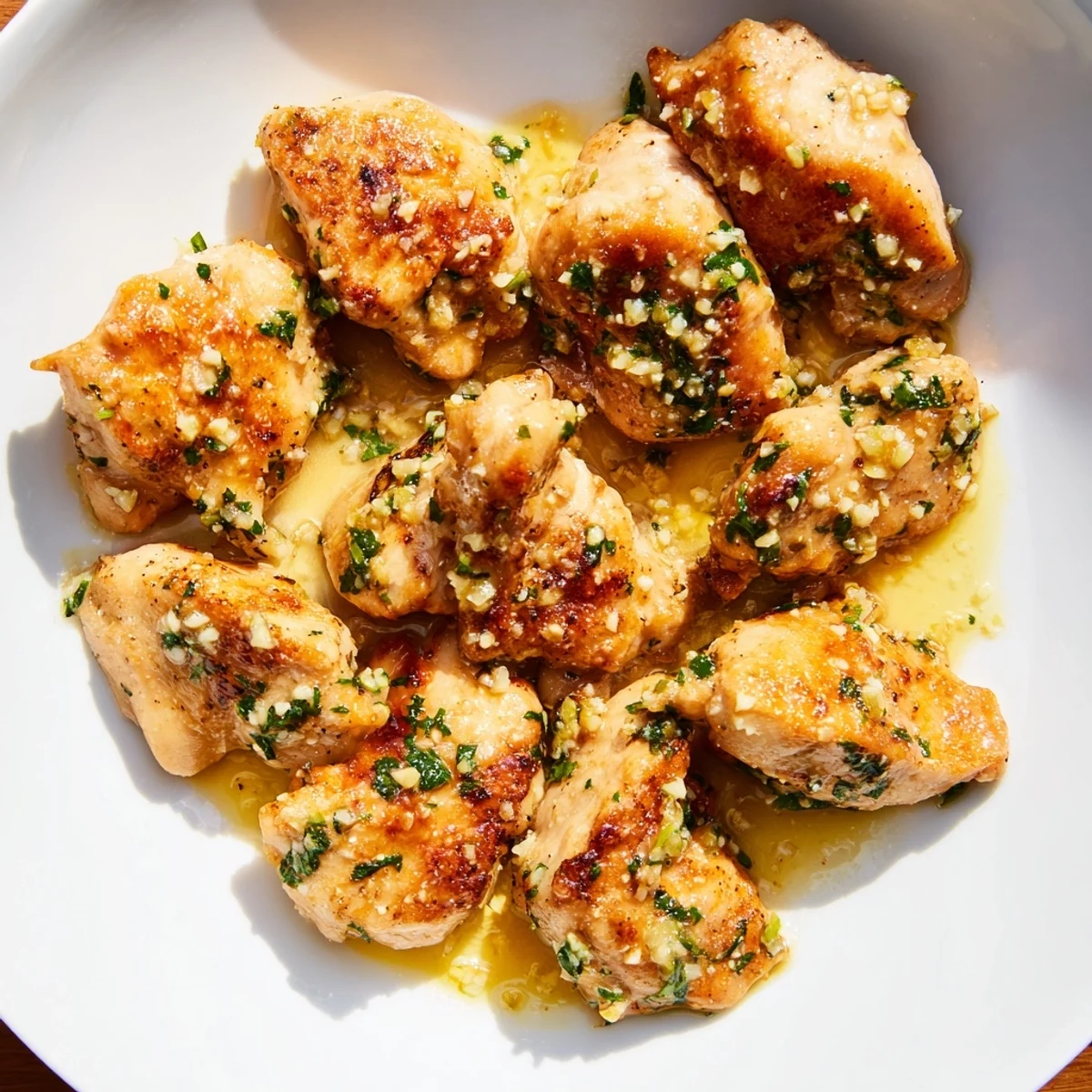 Garlic Butter Chicken Bites