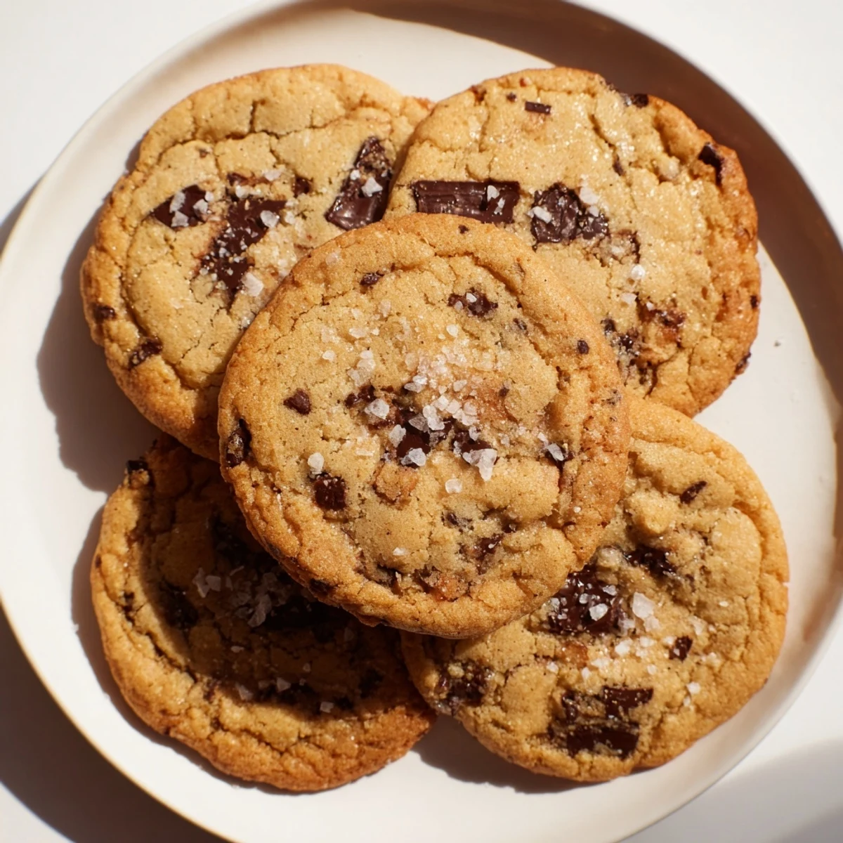 Freshly baked Miso Brown Butter Cookies with a caramelized butter aroma, perfect for dessert.