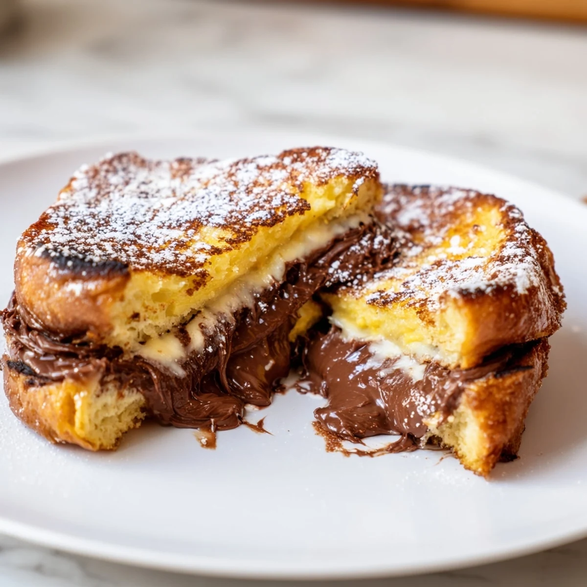 Nutella Brioche French Toast