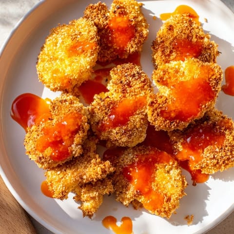 Crispy Air-Fryer Buffalo Cauliflower