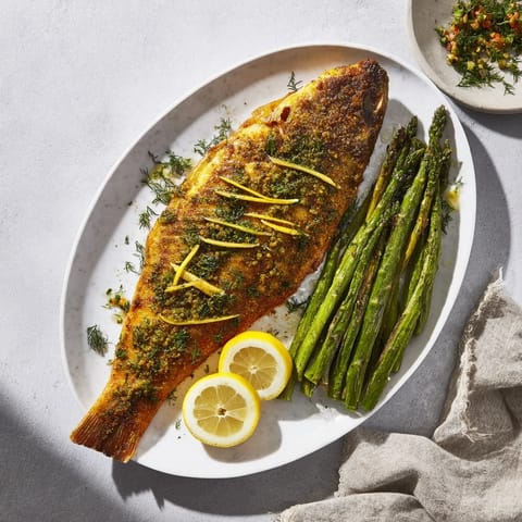 Sheet Pan Lemon Herb Tilapia