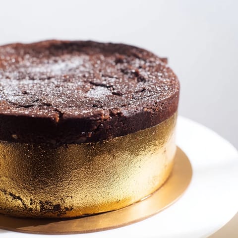 Decadent Dark Chocolate Brownie Tart