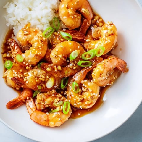 Honey Garlic Shrimp Delight