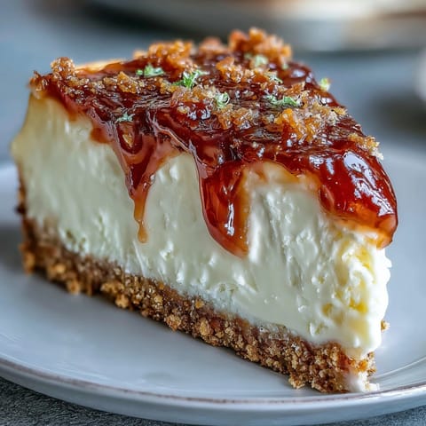 Easy Guava Swirl Cheesecake