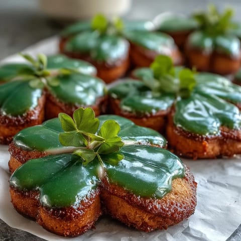 St Patricks Shamrock Sugar Cookies