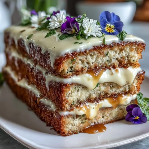 Spring Naked Cake Lemon