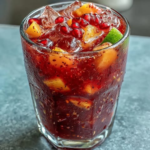 Mango Dragonfruit Tropical Drink