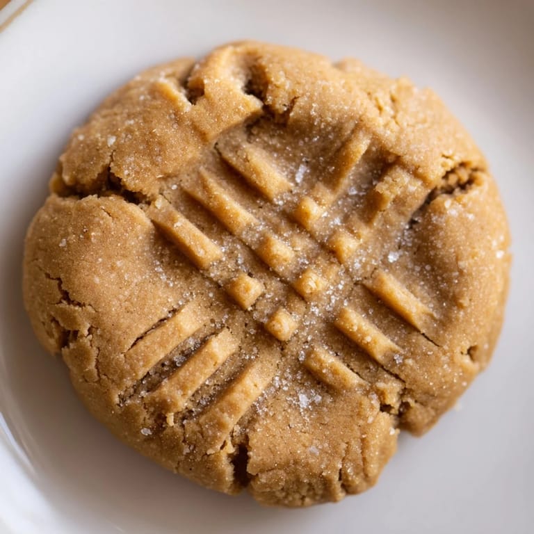 Golden-brown, perfectly-baked flourless peanut butter cookies arranged on a cooling rack for dessert.