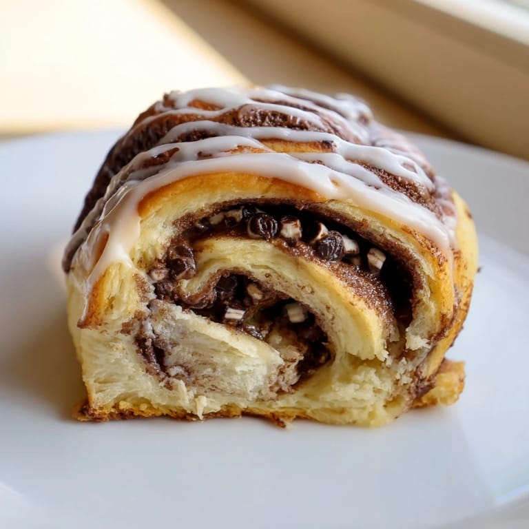 Golden-brown Nutella chocolate chip rolls with gooey centers, paired with a steaming mug of coffee for indulgence.