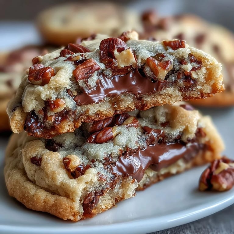 3. Classic butter pecan cookies with a caramel twist, featuring crunchy toasted pecans and ribbons of warm, buttery caramel.
