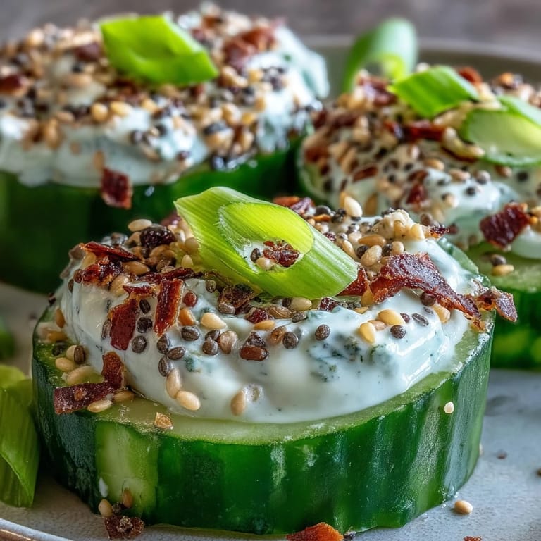 Refreshing TikTok Cucumber Salad, perfect simple side dish loaded with flavor.