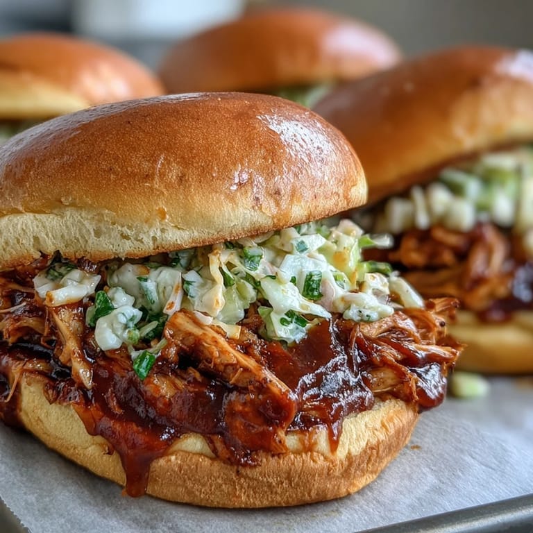 Hearty BBQ Pulled Jackfruit Sandwiches, a delicious plant-based comfort food meal.