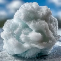 TikTok Cloud Slushie with fluffy ice and sweet condensed milk, served in chilled glasses with straws.